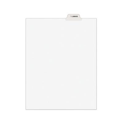 View larger image of Avery-Style Preprinted Legal Bottom Tab Dividers, 26-Tab, Exhibit L, 11 x 8.5, White, 25/Pack