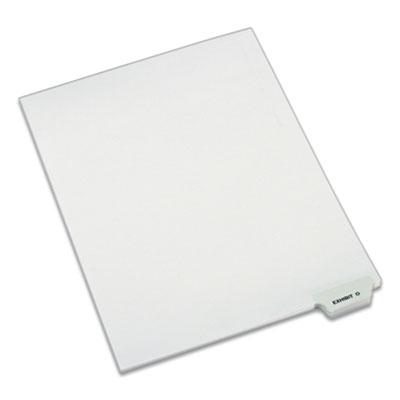 View larger image of Avery-Style Preprinted Legal Bottom Tab Dividers, 26-Tab, Exhibit O, 11 x 8.5, White, 25/Pack