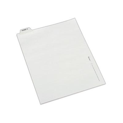 View larger image of Avery-Style Preprinted Legal Bottom Tab Dividers, 26-Tab, Exhibit P, 11 x 8.5, White, 25/Pack