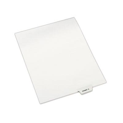 View larger image of Avery-Style Preprinted Legal Bottom Tab Dividers, 26-Tab, Exhibit S, 11 x 8.5, White, 25/Pack