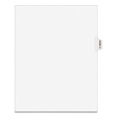 View larger image of Avery-Style Preprinted Legal Side Tab Divider, Exhibit D, Letter, White, 25/Pack, (1374)