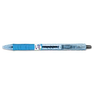 View larger image of B2P Bottle-2-Pen Retractable Ballpoint Pen, 0.7mm, Black Ink, Translucent Blue Barrel, Dozen