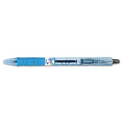 View larger image of B2P Bottle-2-Pen Retractable Ballpoint Pen, 1mm, Black Ink, Translucent Blue Barrel, Dozen