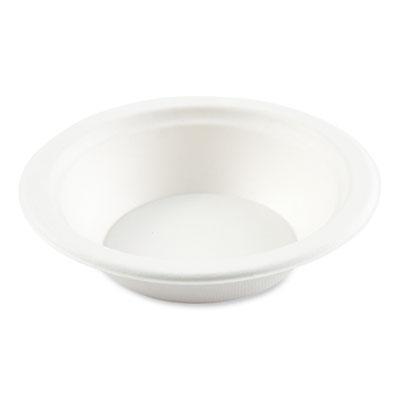 View larger image of Bagasse PFAS-Free Dinnerware, Round Bowl, 12 oz, Tan, 1,000/Carton