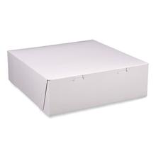bakery boxes, 12 x 12 x 4, white, paper, 100/carton