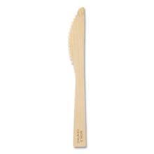 Bamboo Cutlery, Knife, 6.7", Natural, 2,000/Carton