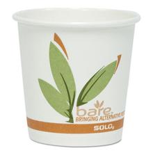 Bare Eco-Forward Recycled Content PCF Paper Hot Cups, ProPlanet Seal, 12 oz, Green/White/Beige, 1,000/Carton