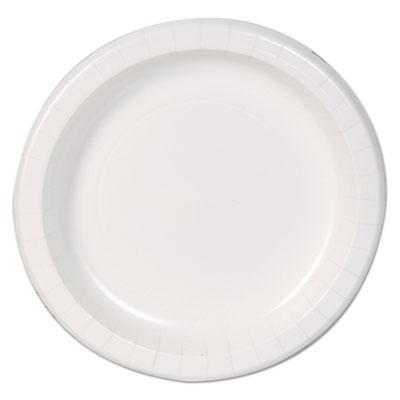 View larger image of Basic Paper Dinnerware, Plates, White, 8.5" Diameter, 125/Pack