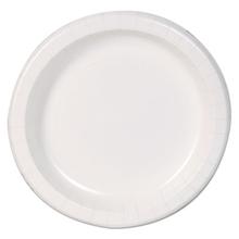 Basic Paper Dinnerware, Plates, White, 8.5" Diameter, 125/Pack