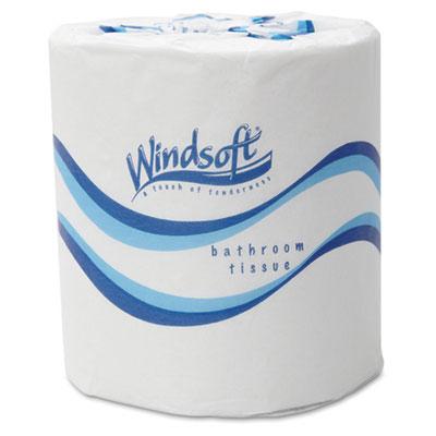 View larger image of Bath Tissue, Septic Safe, Individually Wrapped Rolls, 2-Ply, White, 500 Sheets/Roll, 48 Rolls/Carton