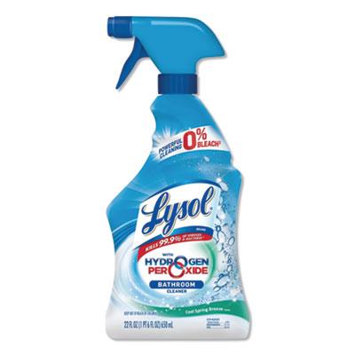 View larger image of Bathroom Cleaner with Hydrogen Peroxide, Cool Spring Breeze, 22 oz Spray Bottle, 12/Carton