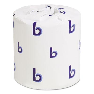 View larger image of 2-Ply Toilet Tissue, Standard, Septic Safe, White, 4 x 3, 500 Sheets/Roll, 96 Rolls/Carton