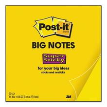 Big Notes, Unruled, 11 x 11, Yellow, 30 Sheets