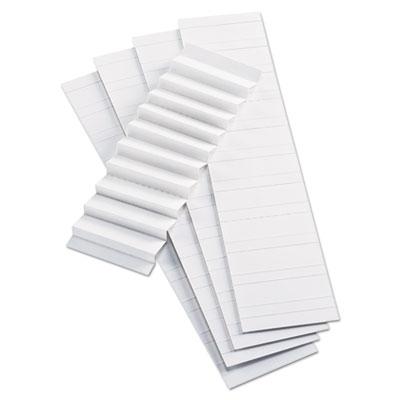 View larger image of Blank Inserts For Hanging File Folders, Compatible with 42 Series Tabs, 1/5-Cut, White, 2" Wide, 100/Pack