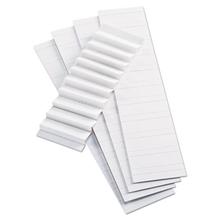 Blank Inserts For Hanging File Folders, Compatible with 42 Series Tabs, 1/5-Cut, White, 2" Wide, 100/Pack