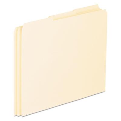View larger image of Blank Top Tab File Guides, 1/3-Cut Top Tab, Blank, 8.5 x 11, Manila, 100/Box