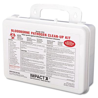 View larger image of Bloodborne Pathogen Cleanup Kit, OSHA Compliant, Plastic Case