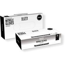 Bluzen Nitrile Disposable Gloves, Black, 4 Mil