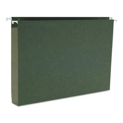 View larger image of Box Bottom Hanging File Folders, 1" Capacity, Legal Size, Standard Green, 25/Box