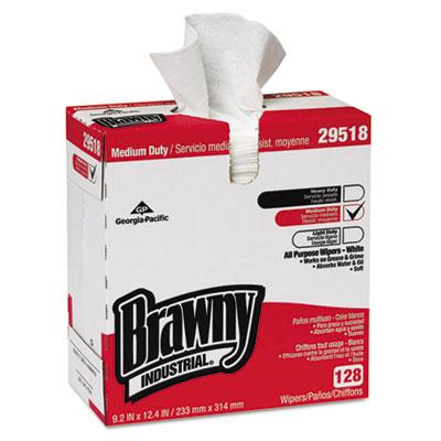 View larger image of Brawny Ind. Airlaid Med-Duty Wipers, Cloth, 9 1/5 x 12 2/5, WE, 128/BX, 10 BX/CT