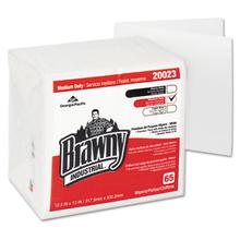 Medium Duty Premium DRC 1/4 Fold Wipers, 1-Ply, 13 x 12.5, Unscented, White, 65/Pack