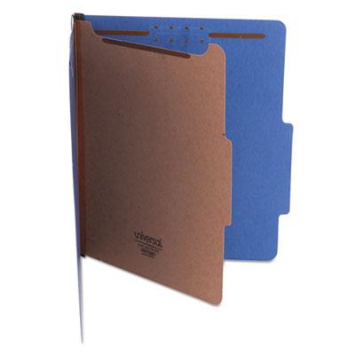 View larger image of Bright Colored Pressboard Classification Folders, 2" Expansion, 1 Divider, 4 Fasteners, Letter Size, Cobalt Blue, 10/Box