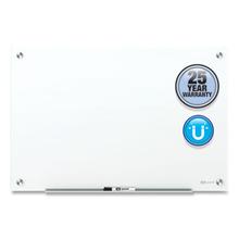 Brilliance Glass Dry-Erase Boards, 48 x 36, White Surface