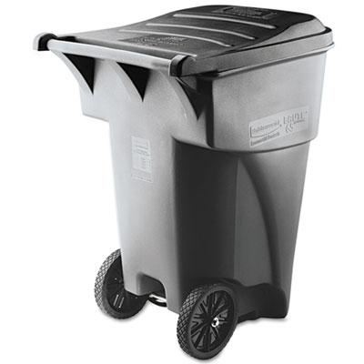 View larger image of Brute Roll-Out Heavy-Duty Container, 95 gal, Polyethylene, Gray