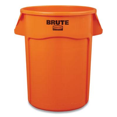 View larger image of Brute Round Container, 32 gal, Resin, Orange