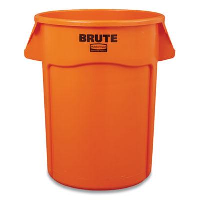 View larger image of Brute Round Container, 44 gal, Plastic, Orange