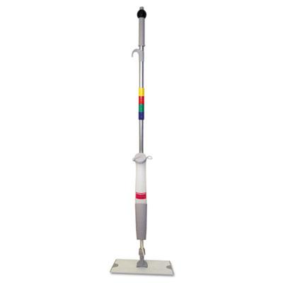 View larger image of Bucketless Microfiber Mop System, 5 x 18 Head, 59" Handle, Blue/Gray