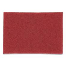 Buffer Floor Pads 5100, 20 x 14, Red, 10/Carton