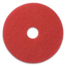 Buffing Pads, 14" Diameter, Red, 5/CT