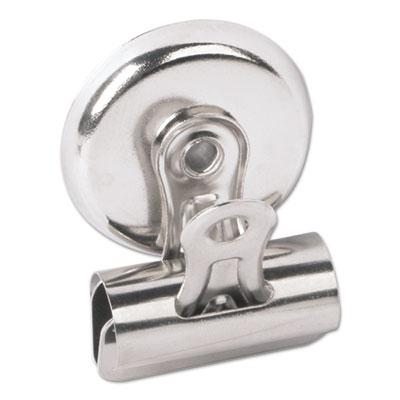 View larger image of Bulldog Magnetic Clips, Small, Nickel, 18/Pack