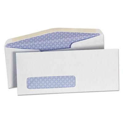 View larger image of Open-Side Security Tint Business Envelope, 1 Window, #10, Commercial Flap, Gummed Closure, 4.13 x 9.5, White, 500/Box