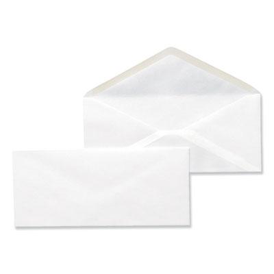 View larger image of Open-Side Business Envelope, #10, Monarch Flap, Gummed Closure, 4.13 x 9.5, White, 500/Box