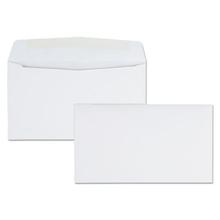 Business Envelope, #6 3/4, Commercial Flap, Side Seam, Gummed Closure, 24 lb Bond Weight Paper, 3.63 x 6.5, White, 500/Box