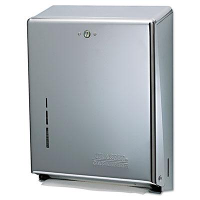 View larger image of C-Fold/Multifold Towel Dispenser, 11.38 x 4 x 14.75, Chrome