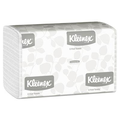 View larger image of C-Fold Paper Towels, 1-Ply, 10.13 x 13.15, White, 150/Pack, 16 Packs/Carton