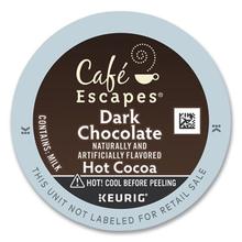 Cafe' Escapes Dark Chocolate Hot Cocoa K-Cups, 24/Box