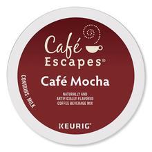 Cafe' Escapes Mocha K-Cups, 24/Box