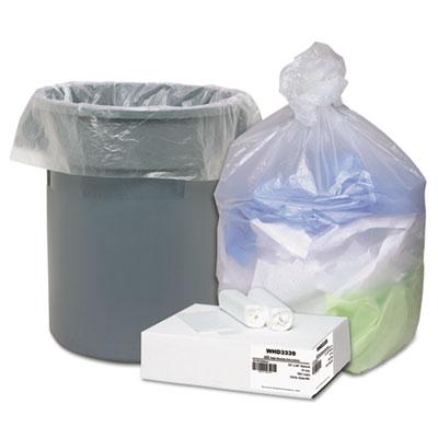 View larger image of Can Liners, 33 gal, 11 mic, 33" x 40", Natural, 10 Bags/Roll, 10 Rolls/Carton