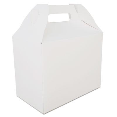 View larger image of Carryout Barn Boxes, 10 lb Capacity, 8.88 x 5 x 6.75, White, Paper, 150/Carton