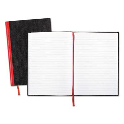 View larger image of Hardcover Casebound Notebooks, SCRIBZEE Compatible, 1-Subject, Wide/Legal Rule, Black Cover, (96) 11.75 x 8.25 Sheets