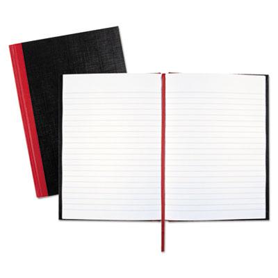 View larger image of Hardcover Casebound Notebooks, SCRIBZEE Compatible, 1-Subject, Wide/Legal Rule, Black Cover, (96) 8.25 x 5.63 Sheets