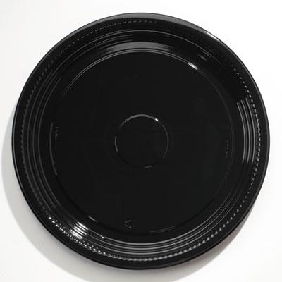 View larger image of Caterline Casuals Thermoformed Platters, 16" Diameter, Black, Plastic, 25/Carton