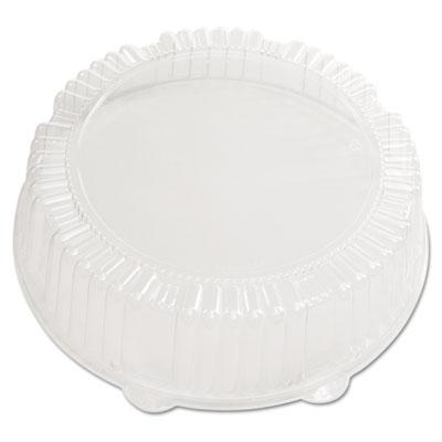 View larger image of Caterline Dome Lids, 12" Diameter x 275"h, Clear, Plastic, 25/Carton