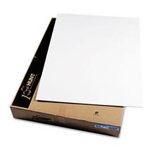 Cfc-Free Polystyrene Foam Board, 30 X 40, White Surface And Core, 25/carton