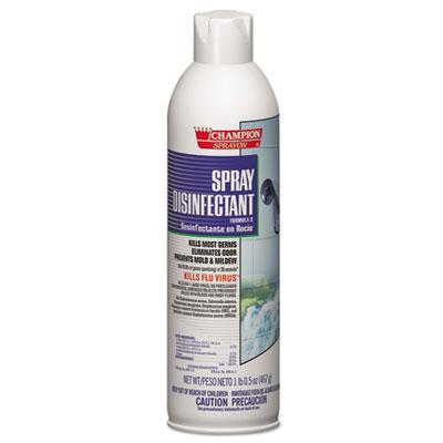 View larger image of Champion Sprayon Spray Disinfectant, 16.5oz, 12/Carton