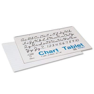 View larger image of Chart Tablets, Presentation Format (1" Rule), 24 x 16, White, 25 Sheets